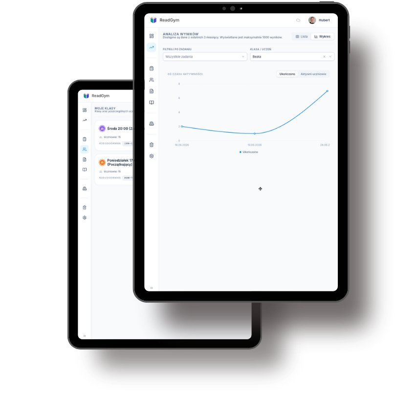 ReadGym Student Progress Tracking